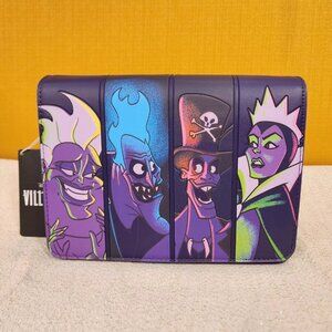 Loungefly Disney Villains in the Dark Crossbody Bag Ursula Evil Queen Hades NEW